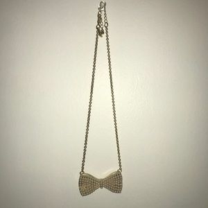 Bethany Mota Collection, Gold Bow necklace